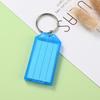 10-50pcs Colorful Plastic Keychain Key Tags Label With Split Ring For Diy Numbered Name Baggage Tag Id Label Name Tags