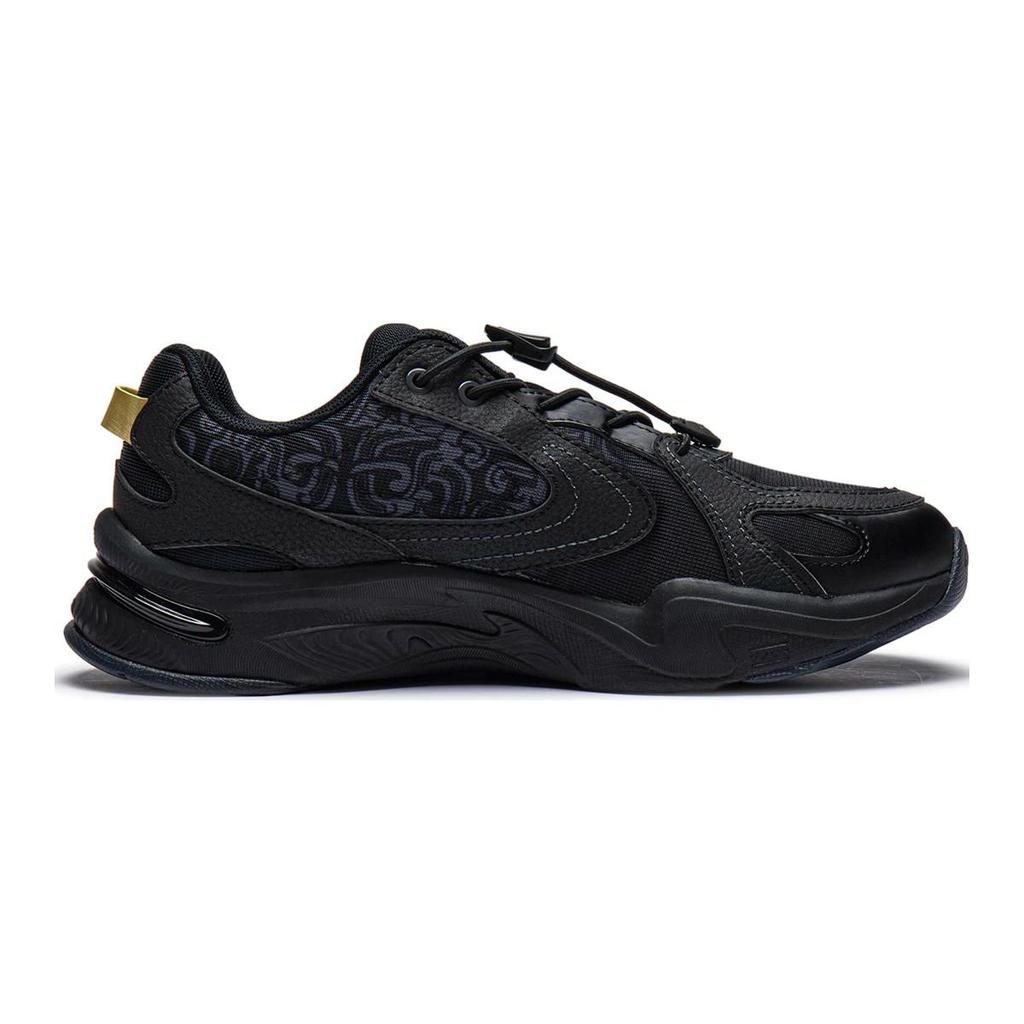 Li Ning Yun Chuan V2 Comfortable Shock Absorption Rebound Kids Casual Shoes Kids Casual Shoes Black YKCT144-5
