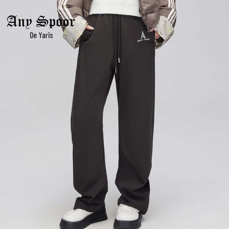 

ANY SPOOR Women s Heavyweight Loose Fit Straight-Leg Sweatpants S