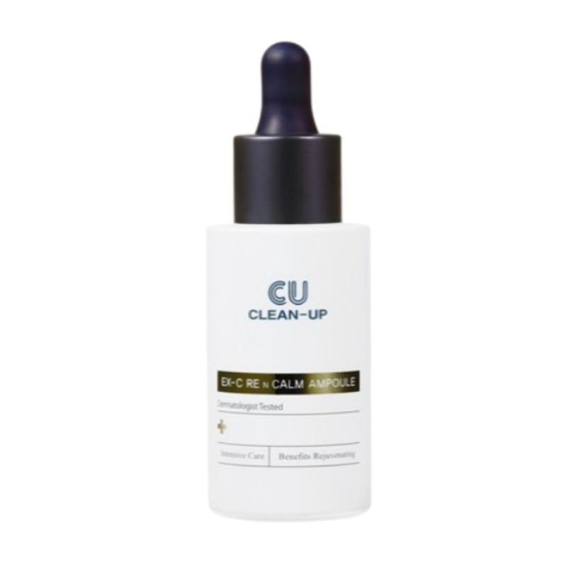CUSKIN CU Clean-up EX-C RE & CALM Ampoule 30ml Anti-Wrinkle Korea Beauty
