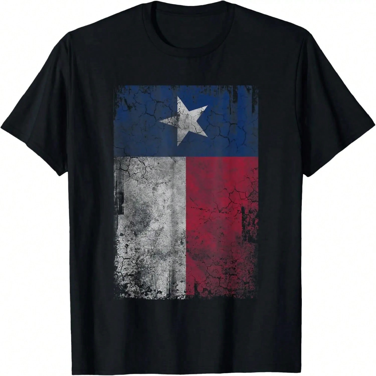 Vintage Vertical Flag Of Texas T-Shirt S разноцветный