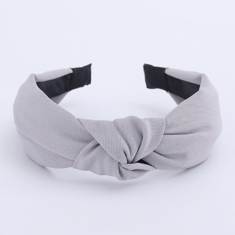 Minimalistische Damen Stirnbänder Einfarbiges Köpergewebe Geknotete Haarbänder für Damen Mädchen Lässig Einkaufen Reisen Kopfschmuck Accessoires