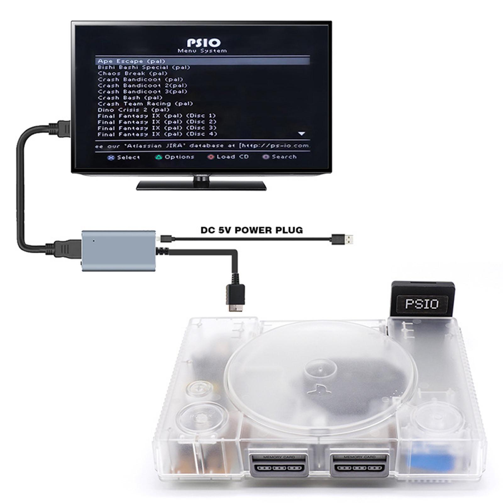 

Ретро-игровой автомат PSIO, эмулятор оптического привода, клон-версия для PS1, толстый игровой автомат, эмулятор оптического привода, игровой аксессуар