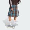 Adidas Oryginalne spódnice Adicolor Plisowana w kratę Dzianinowa bawełniana w paski Sportowa codzienna długa spódnica Damskie spódnice KW4529