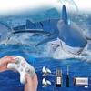 Rechargeable Underwater Remote Control Shark Toy - T11 Simulated Aquatic Animal for Children's Water Play