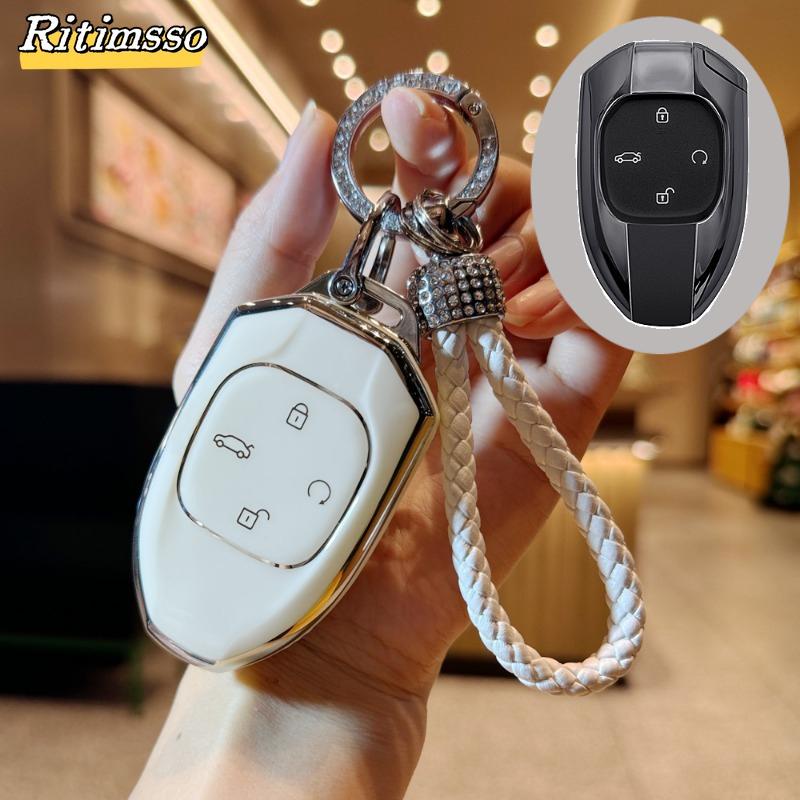 

TPU Car Key Case for Trumpchi GAC Empow J11 J12 J13 J14 J15 J16 GS8 Remote Cover Bag Shell Keychain Holder Accessories