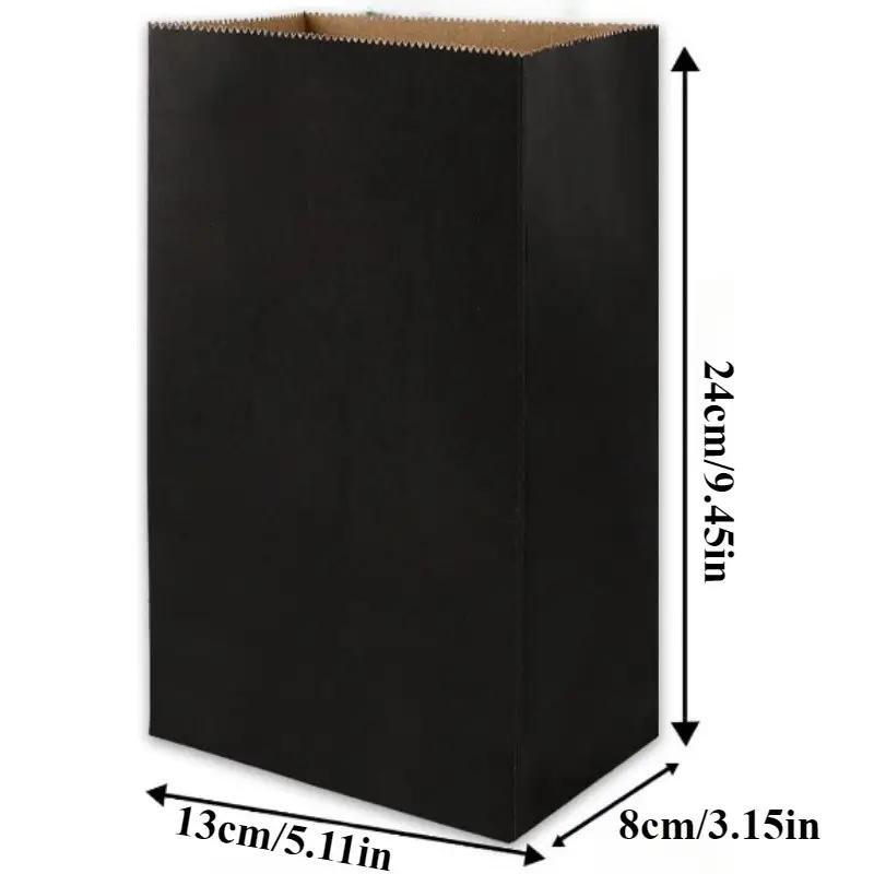 WTEMPO Foldable DIY Paper Gift Bags Small Presents Packaging Bags Simple Elegant Shopping Bags Universal Packaging Bags Perfect for Birthday Wedding