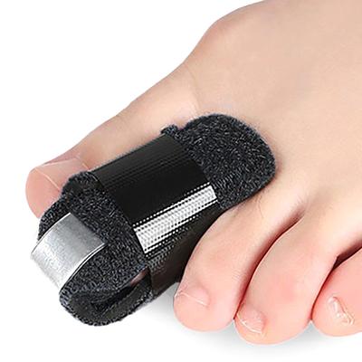 Tala para dedo do pé Tala para alisador de dedo do pé para corretor de dedo em martelo Dedo torto Estabilizador de dedo em garra Suporte para envoltório de cinta