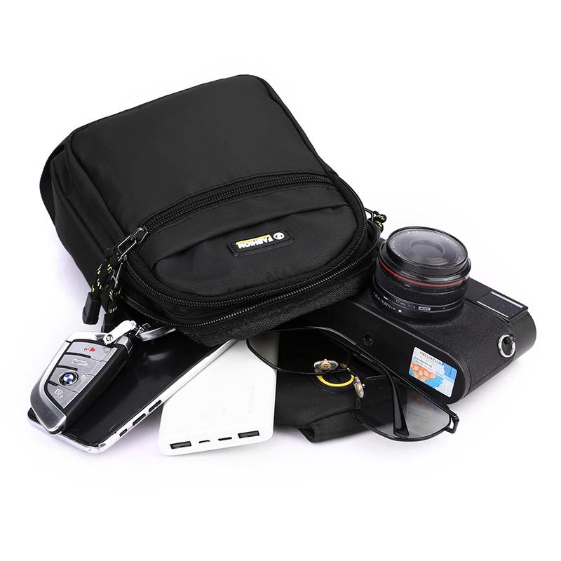 Men's Large-Capacity Waterproof Oxford Cloth Crossbody Bag: Trendy Korean-Style Multifunctional Shoulder Bag for Casual Sports
