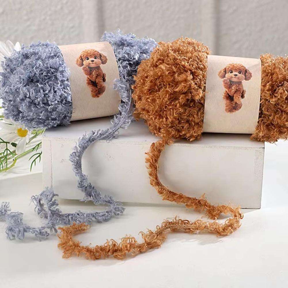 50g/Roll Fluffy Thread Loop Wool Chenille Yarn New Knitting Yarn  Crochet Plush Toy