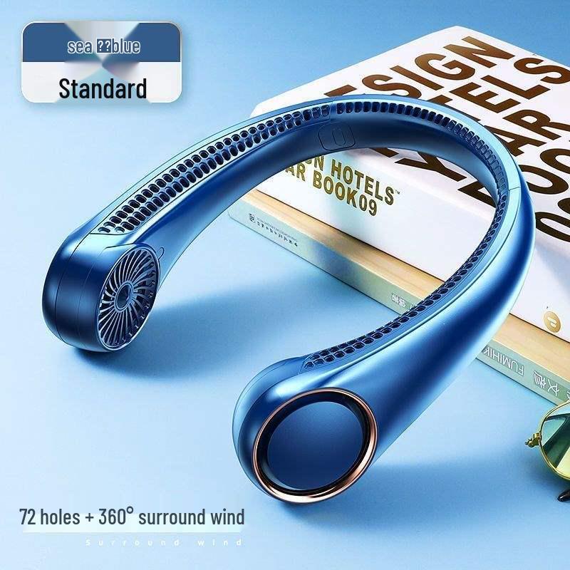 

Portable USB Rechargeable Leafless Neck Fan for Students and Outdoors Standard Edition 4000mAh