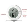 Round Temperature Humidity Meter Gauges Monitors Large LCD Display for Office