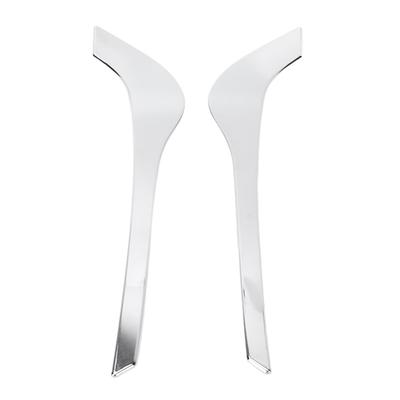 2pcs Front Fog Light Trim ABS Chrome Silver Replacement for Mazda CX‑5 CX5 KF 2017‑2021