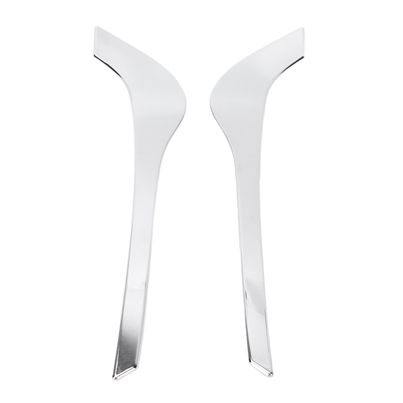 2pcs Front Fog Light Trim ABS Chrome Silver Replacement for Mazda CX‑5 CX5 KF 2017‑2021