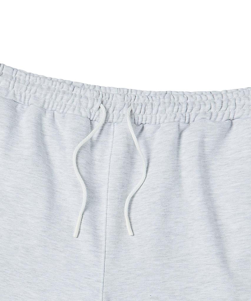 BEYOND CLOSET [Collection Line] Vintage Ny Logo Heavyweight Cotton Shorts Grey