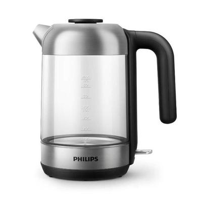 Kettle - PHILIPS - HD9339/80 - 1.7 L - Glass and Stainless Steel - 2200 W