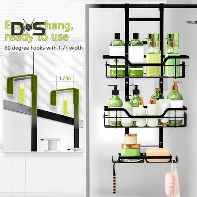 Shower Caddy Bathroom Storage Rack Strong Load-bearing Easy Assembly 3 Tier Rustproof Shower Organizer Storage Rack Shelf