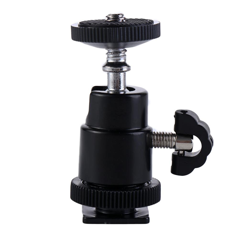 Screw Rotary Mount Aluminum Tripod Ballhead Holder Camera Tripod Flash Bracket Tripod Ball Head