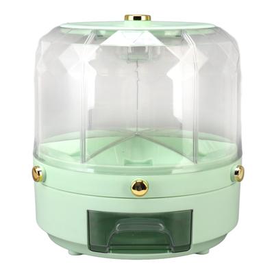 Rotatable Grains Storage Box 6 Grid 6KG 360 Degree Rotating Rice Dispenser for Rice Beans Grains