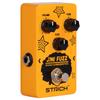 STRICH Jimi Fuzz Guitar Compact Electric Guitar Mini Classic and Gain True Bypass for Electric Orange Pedal, Fuzz, Sound, Volume, Tone, Controls,
