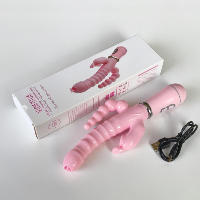 Adult Couple Massage Vibrator - Three-Fork Design for Back and Garden Use
