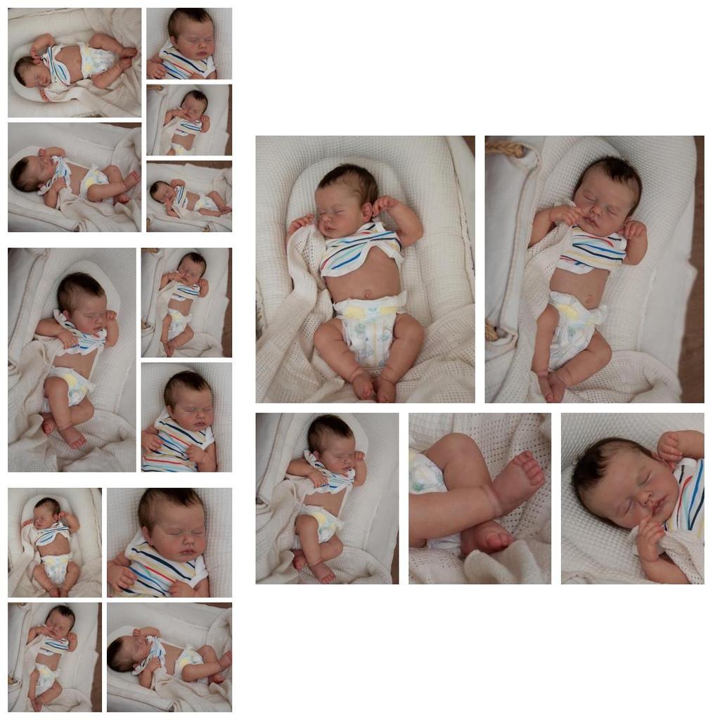 Npk 19-inch Reborn Loulou Silicone Baby Doll Realistic And Adorable Toy For Children Ages 4-6 Years