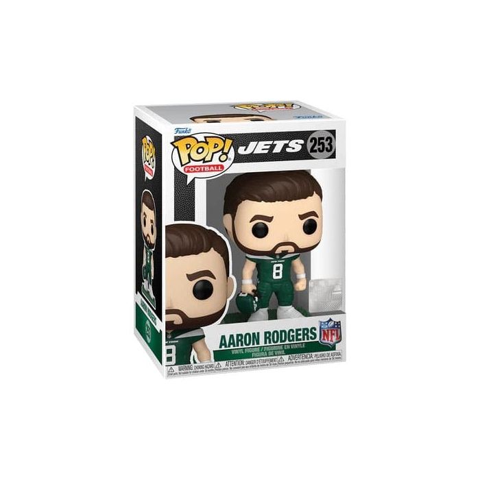 Figurine - FUNKO - NFL: Jets - Aaron Rodgers - Vinyle - Cadeau Idéal