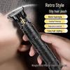 Professional White Electric Hair Clipper for Fading, Engraving, and Carving