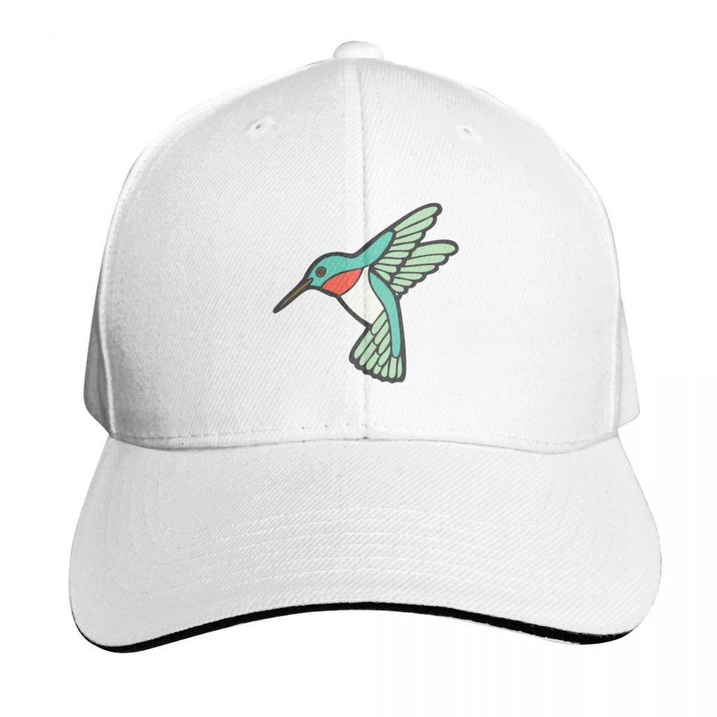 Hummingbird Pattern Baseball Cap Icon Bobble Hat Sunscreen Streetwear Caps For Women Unisexs