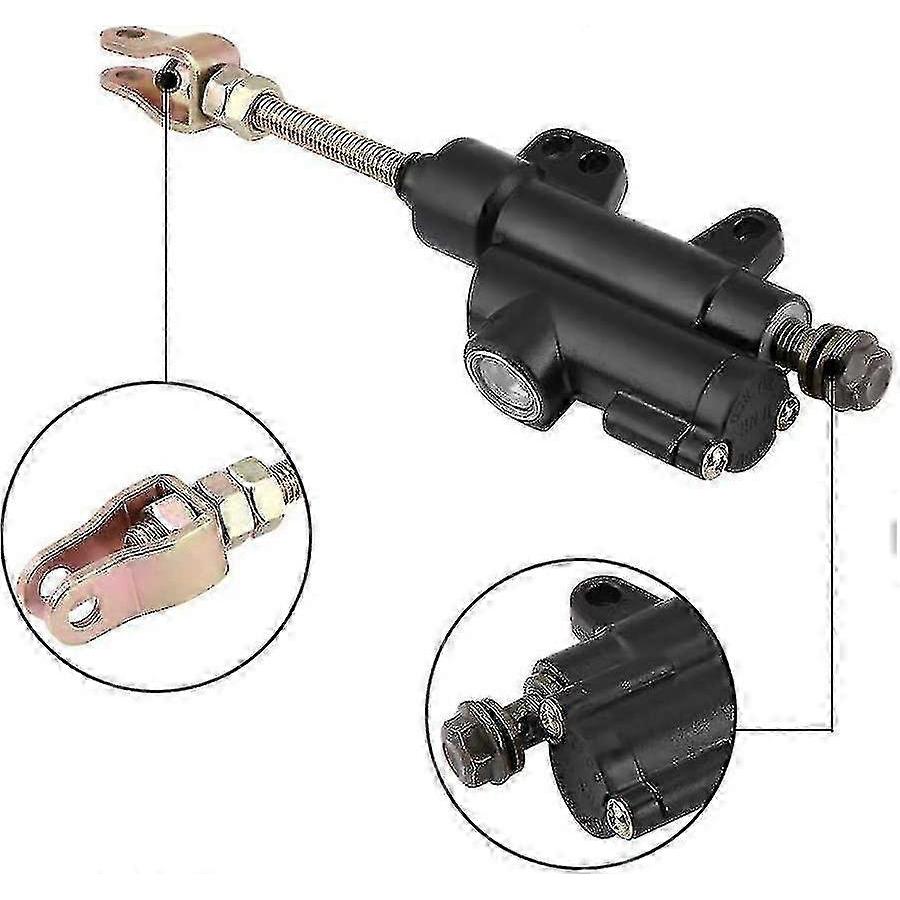 Rear Brake Master Cylinder, Universal Pit Bike Rear Brake Master Cylinder Motorcycle Hydraulic Master Cylinder For Motorbike Atv Dirt Bike - JA