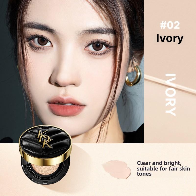 

KDK Fog Leather Air Cushion BB Cream Natural Skin Tone Enhancing Makeup Увлажняющая легкая тональная основа Air cushion replacement core × 2 слоновая кость