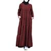 2025 Women's Middle Eastern Floral Vintage Cotton Linen Dress