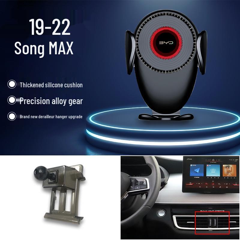 Compatible Gravity Car Phone Holder for BYD S6/S7/Song Pro/Han EV/Qin Navigation Systems