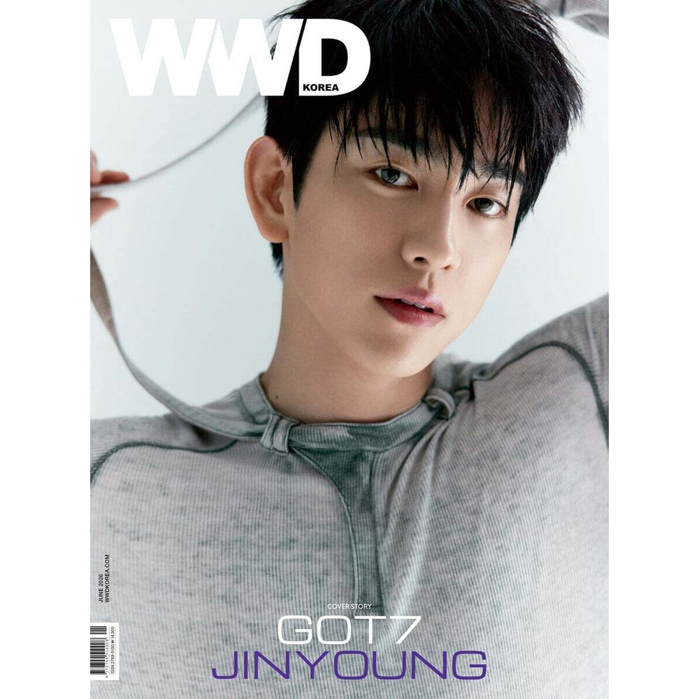 [Предзаказ] WWD KOREA 2026.06 ДЖИНЁН (GOT7) Версия с обложкой Выберите Официальный K-POP Журнал