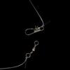 Soft Silicone Head  Carbon Steel  Portable Tied Up Glow Fish Lure Soft Bait  String Hook Long Tail