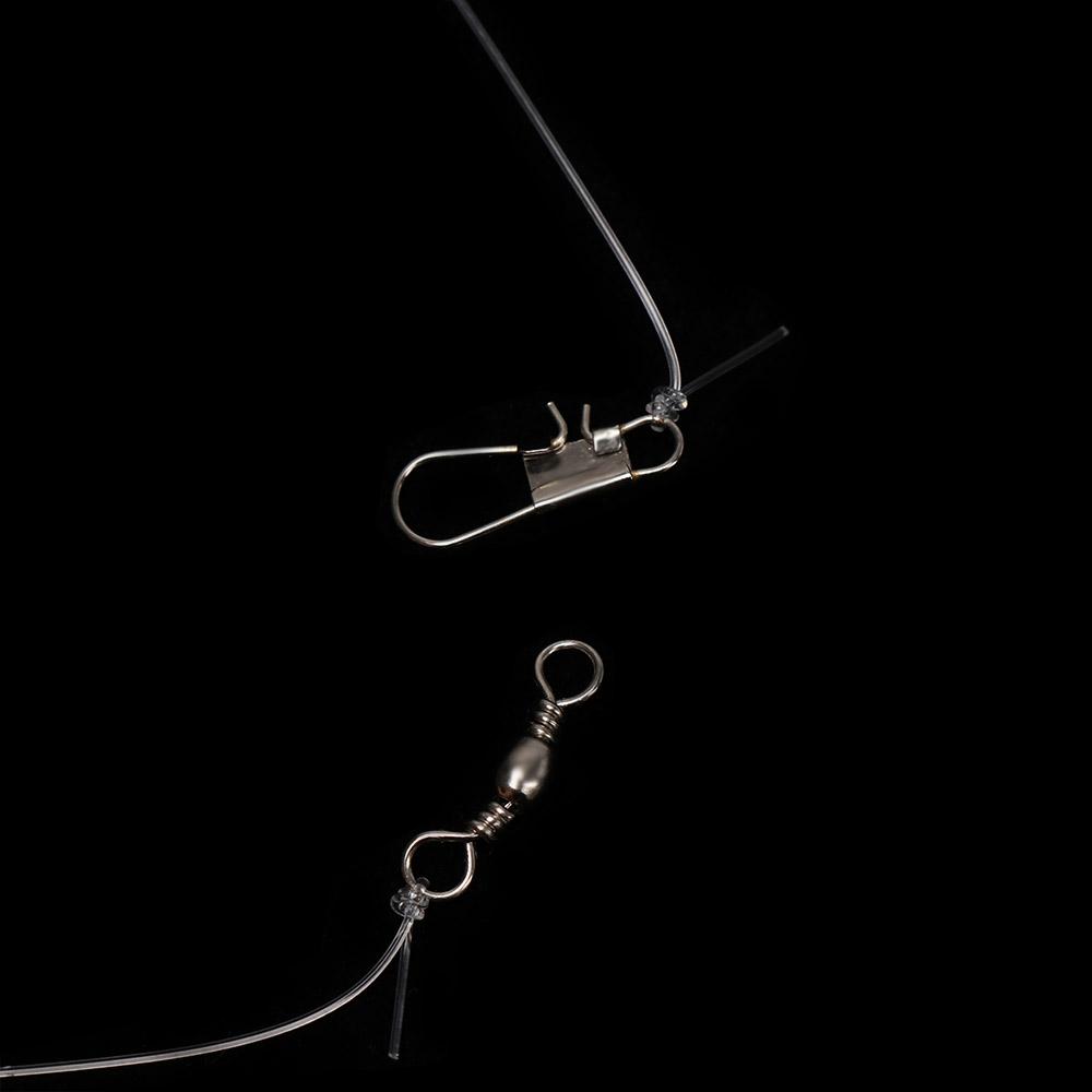 Soft Silicone Head  Carbon Steel  Portable Tied Up Glow Fish Lure Soft Bait  String Hook Long Tail