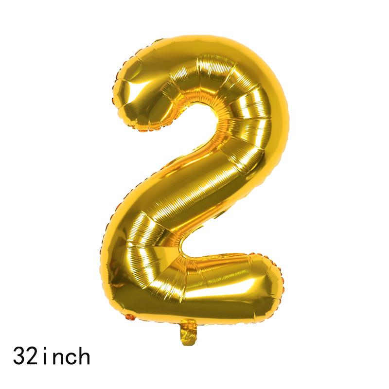 

52 шт. золотых воздушных шаров с надписью «С Днем Рождения», цифры от 0 до 9, для дня рождения, юбилея, выпускного, Нового года, Дня святого Валентина Other