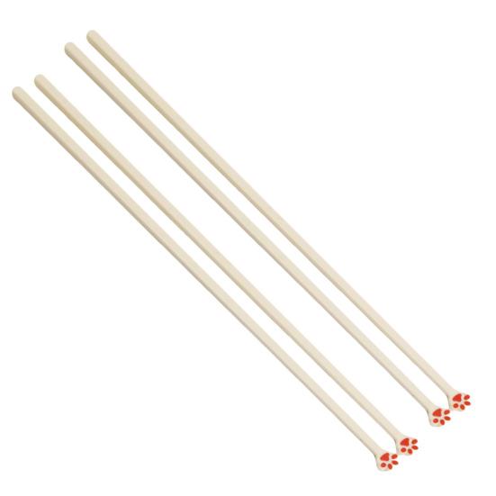 Cute Cat Paw Chopsticks Non-Slip Grip Utensils with Paw Print Design Reusable Kitchenware for Sushi Noodles Unique Gift for Cat Lovers & Japanese Food