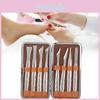 Professional Set Tools Manicure Pedicure Knife Kit Stainless Steel Toe Pedicure Knife Nail Clipper Feet Scraper Dead Skin Remove