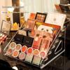 Acrylic Compact Cushion Display Stand: Desktop Organizer for Cosmetics, Nail Polish, Lipstick, and Eyeshadow Storage.