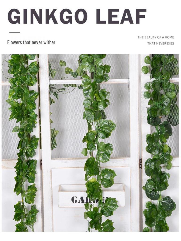 Artificial Rattan Creeping Fig, Pothos & Ivy Vine Decoration