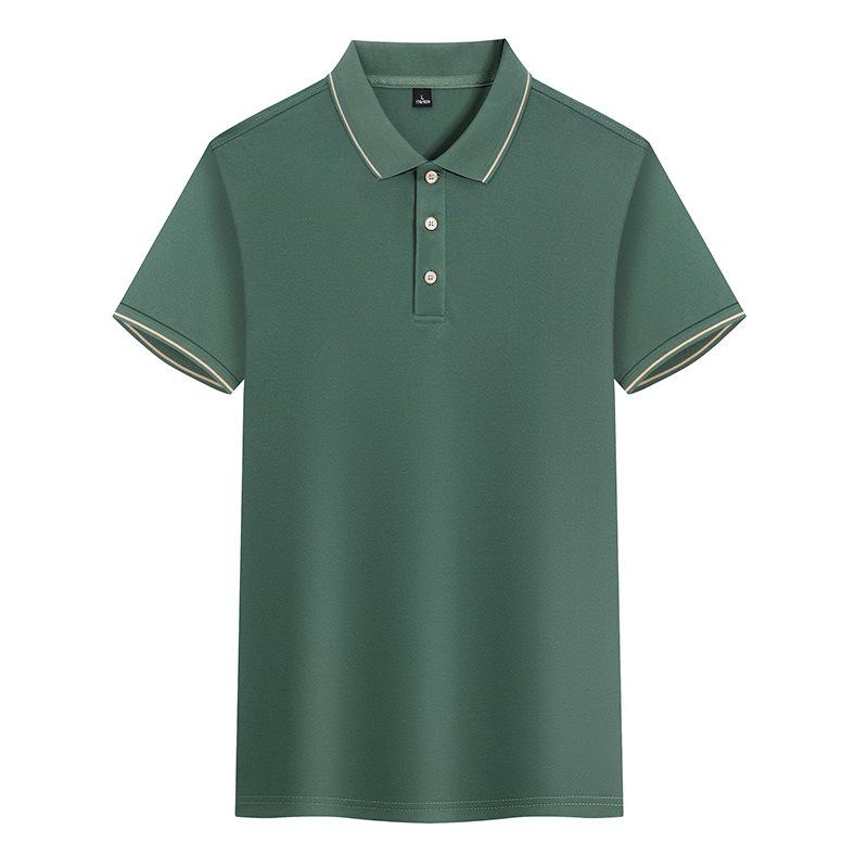 Short Sleeved Polo Shirt Men's Business T-shirt Couple Casual Men's Short Sleeved T-shirt