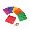 Double-Sided ABS Pegboard with Mushroom Heads - Montessori Geometry Aid for Lower Grades