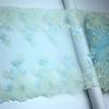 ( 2 Colors ) Embroidered Tulle Lace, 1m x 21.5cm, Non-stretch Floral Net lace Trim for Lingerie, Bra, Underwear, Dress, Garment, Sewing & Crafting