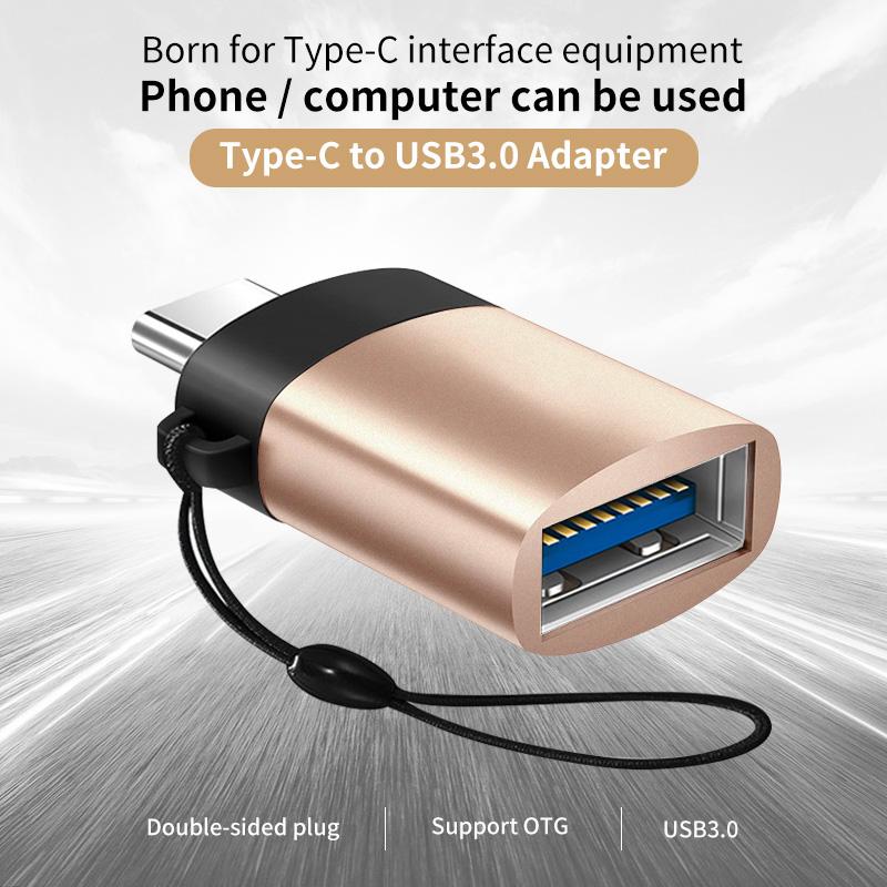 USB 3.0 Typ-C OTG Adapter Typ C USB C Stecker Auf USB Buchse Konverter Für Macbook Xiaomi Samsung S20 Huawei USBC OTG Stecker