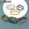 10Pcs Meetee 13-50mm Metal Buckle Backpack Belts Sliders Buckles Webbing Adjuster Clasp DIY Handbag Crafts Hardware Accessories