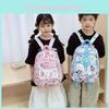 Cute Labubu Pattern Childrens School Bag With Lightweight Nylon For Daily Use