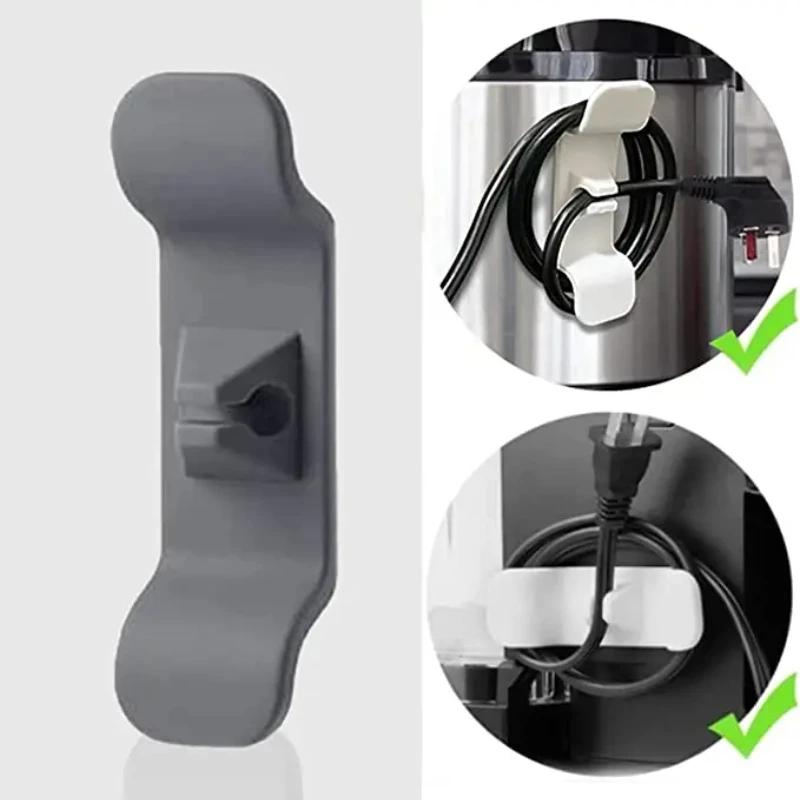 ZDQ009 Cord Wrapper Hooks Clip - Kitchen Appliance Cable Wire Organizer Winder - Household Wire Management Protection