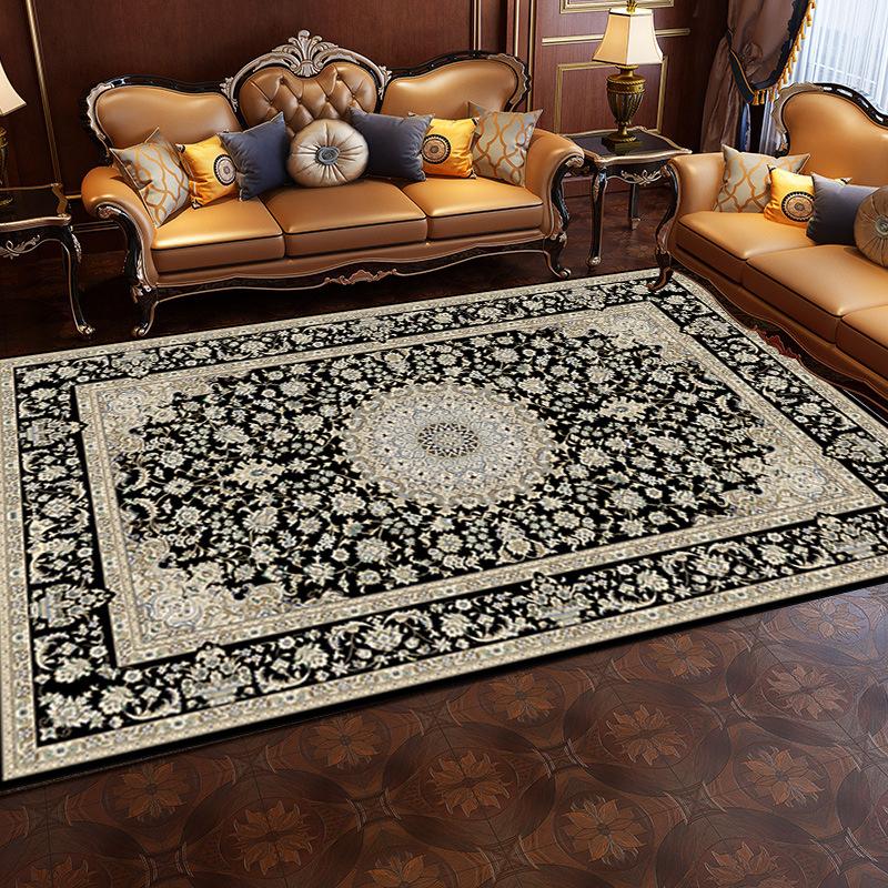 Crystal Pile Bohemian Ethnic Style Living Room Bedroom Sofa Coffee Table Home Fashion Non-slip Carpet