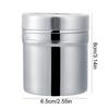 Stainless Steel Durable Spice Jar Season Coffee Bottle Kitchen Tool(M)